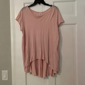 Pink large free people top